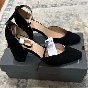 LOFT Black Suede Women's Heels